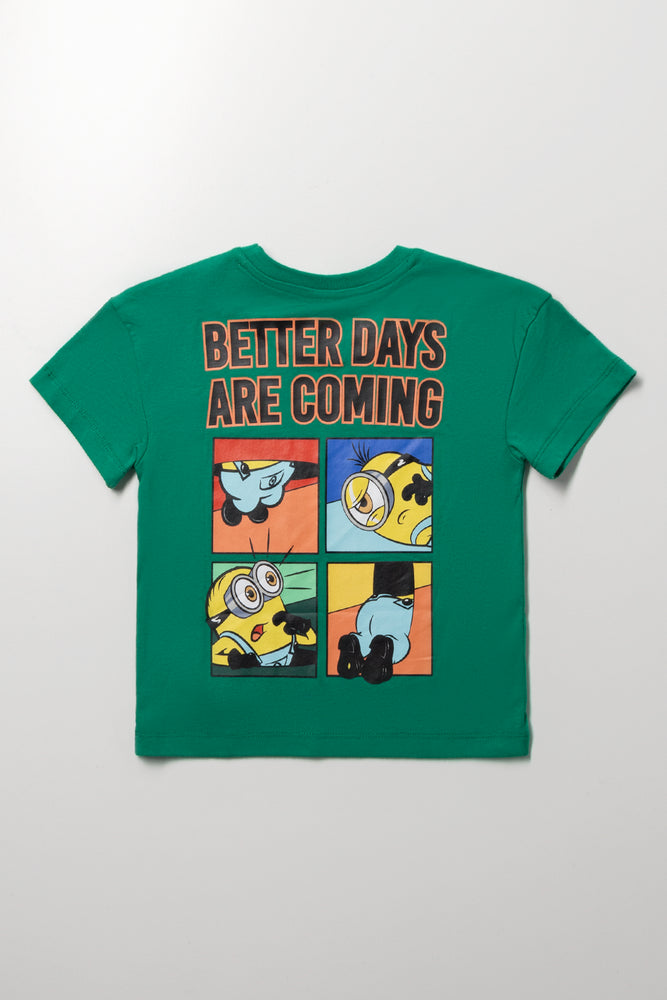 Minions Oversized Short Sleeve T-Shirt Green (2)