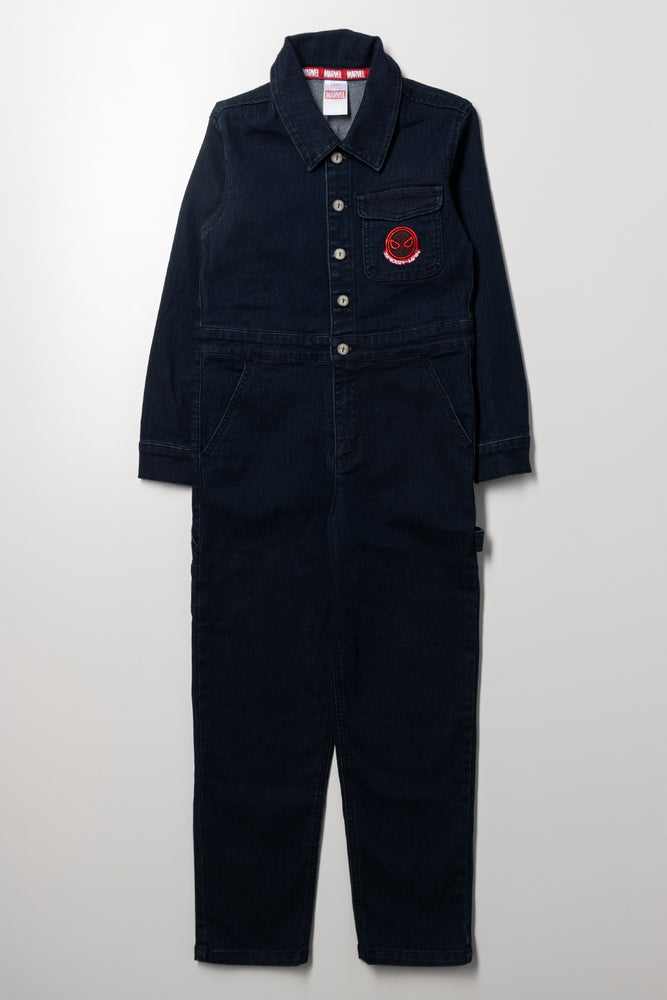 Dark Denim Spider-Man Boilersuit