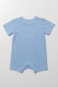 Blue Smiles Graphic Romper (2)