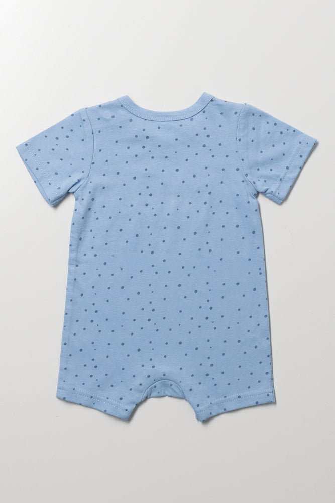 Blue Smiles Graphic Romper (2)