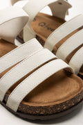 White Strappy Comfort Health Sandals (2)