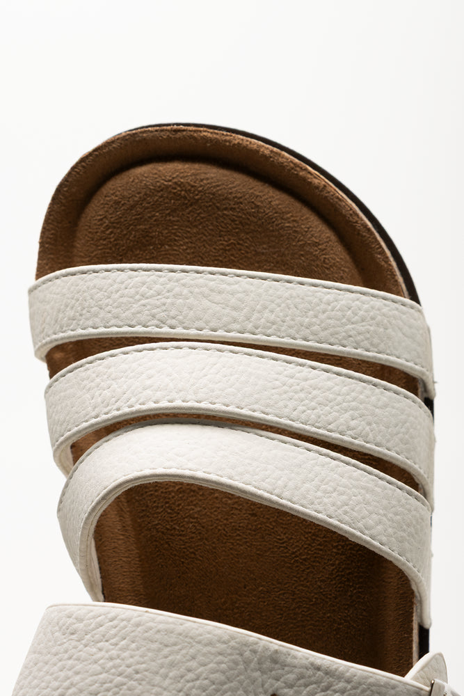 White Strappy Comfort Health Sandals (4)