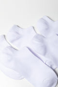 5 Pack White Lowcut Socks (1)