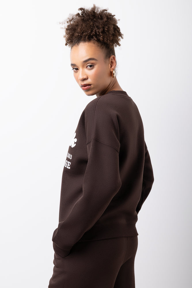 Chocolate New York Fleece Sweatshirt (2)