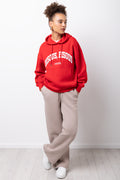Fleece Wide Leg Pants Mocha