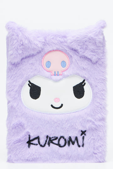 Purple Kuromi Fluffy Notebook