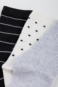 3 Pack Geometric Crew Socks (1)