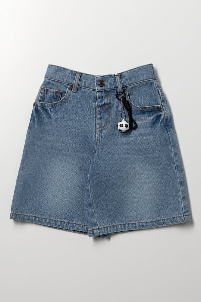 Light Blue Denim Jean Shorts
