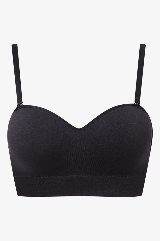 Black Seamfree Multiway Strapless Bra