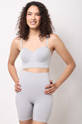 Seamfree Multiway Grey Melange Bra