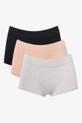 3 Pack Seam Free Boyleg Briefs (1)