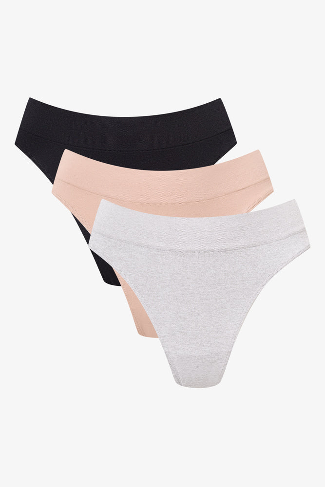 3-Pack Seamless Thongs (1)