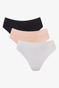 3 Pack Seamless Brazilian Briefs (1)