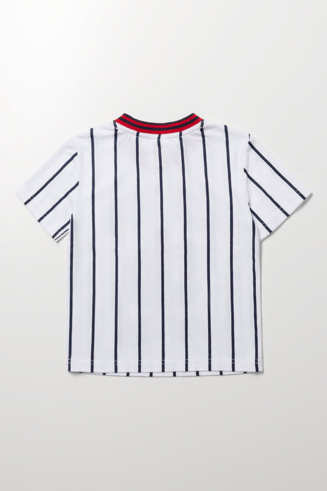 Spider-Man Striped Baseball T-Shirt (2)