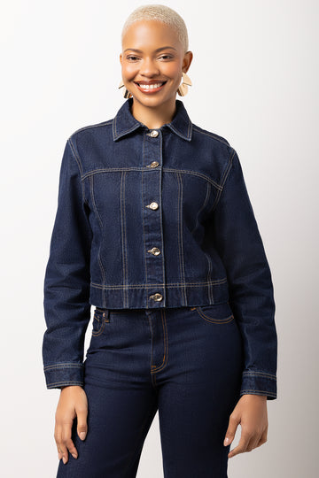 Indigo Blue Denim Trucker Jacket