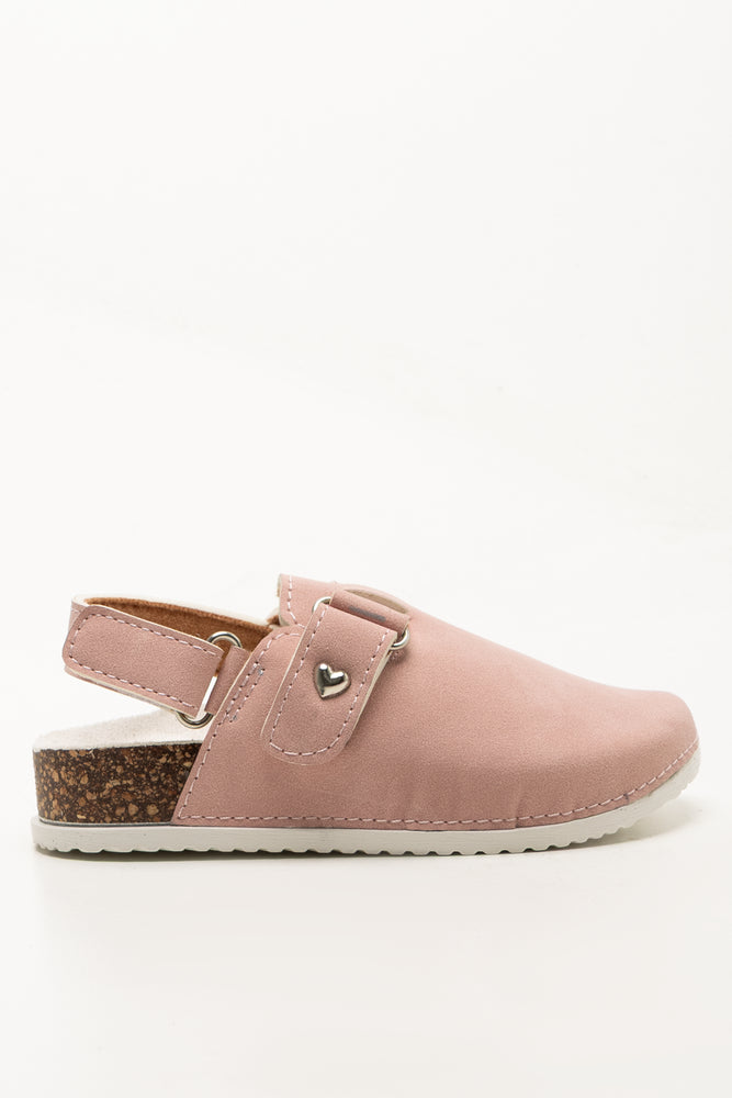 Pink Cork Mule Sandals (1)