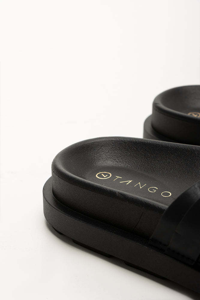Black Double Buckle Sandals (3)