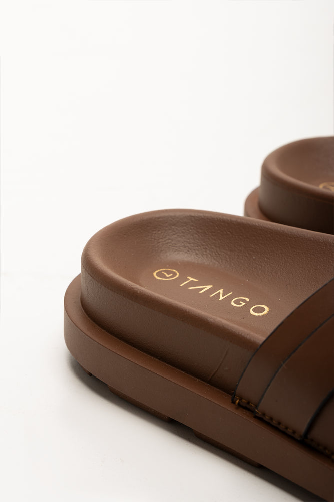 Tonal Buckle Footbed Sandals (3)