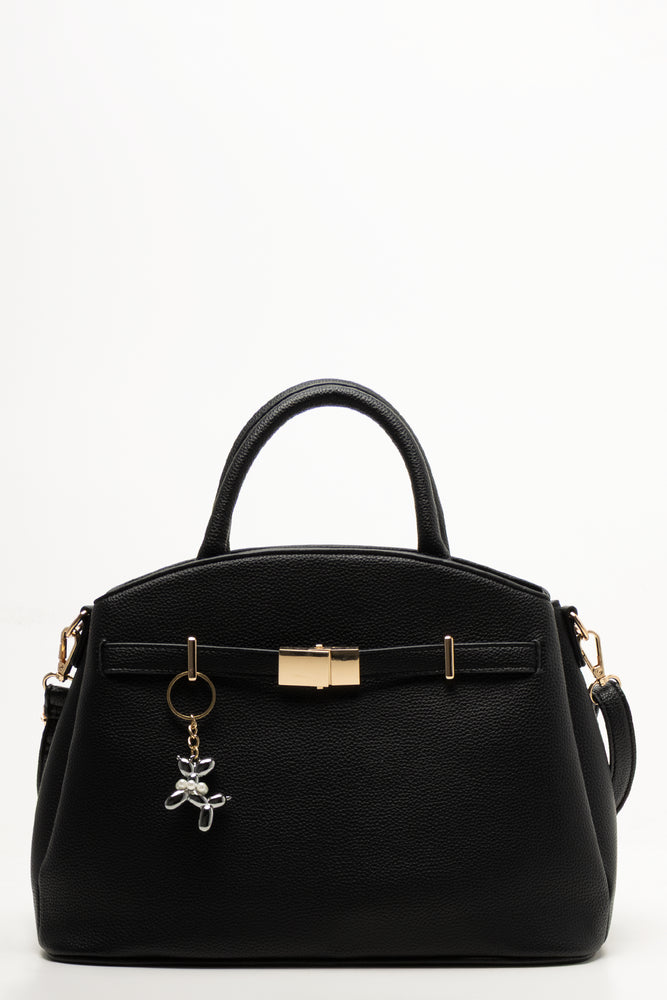 Multi Compartment Tote Bag Black