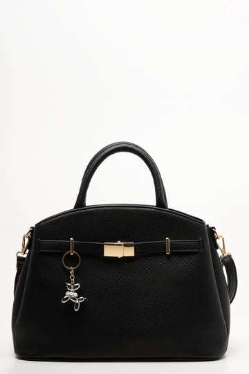 Multi Compartment Tote Bag Black