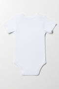 Essential White Short Sleeve Bodyvest (3)