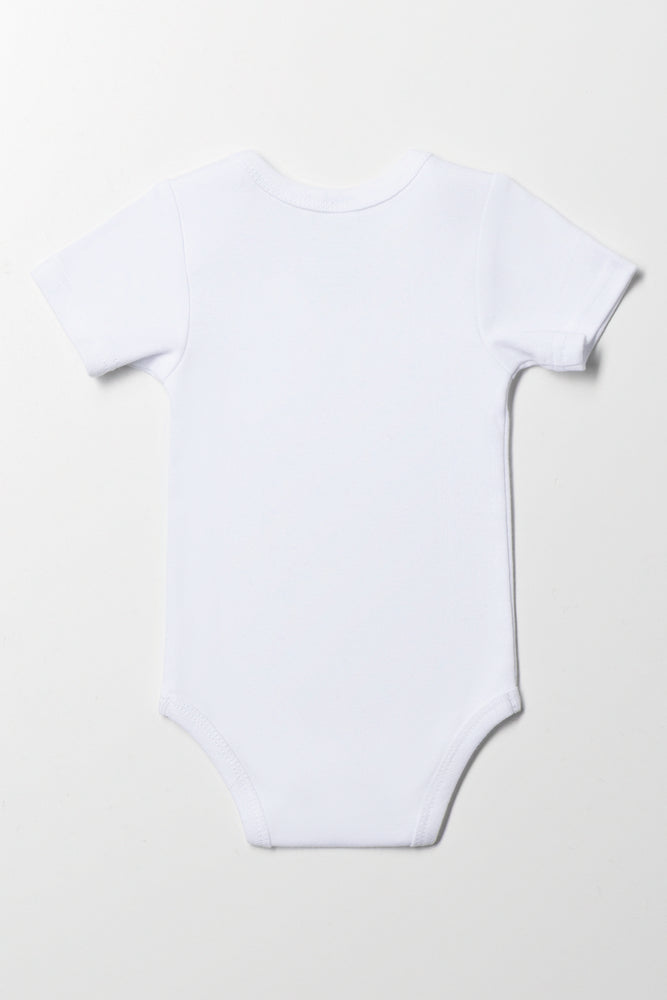 Essential White Short Sleeve Bodyvest (3)