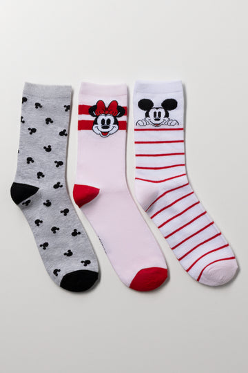 3 Pack Minnie Mouse Socks
