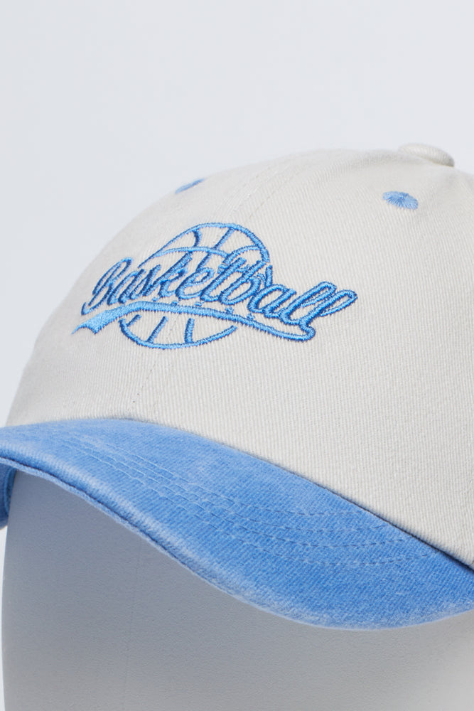 Milk Basketball Embroidered Peak Cap (2)