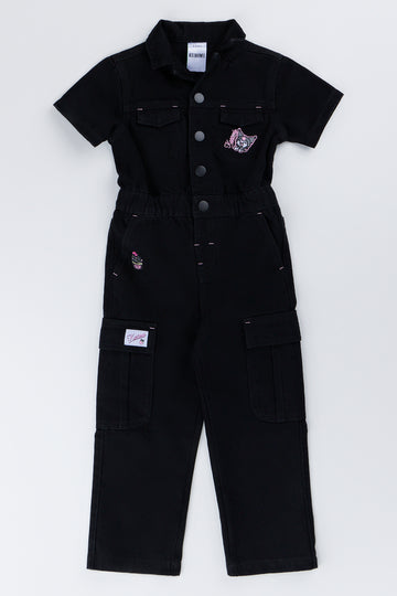 Kuromi Denim Boilersuit