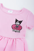 Pink Kuromi Bubble Dress (1)