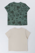 2 Pack Safari Giraffe T-Shirts (2)