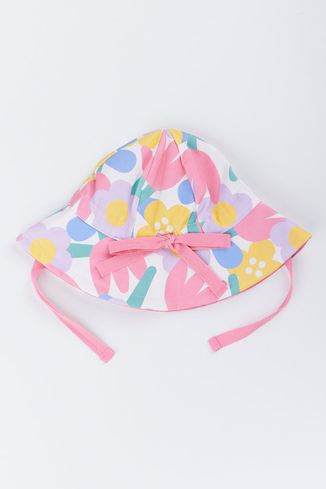 Floral Print Fashion Hat