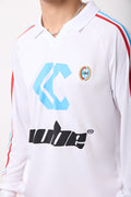 White Long Sleeve Soccer Top (3)