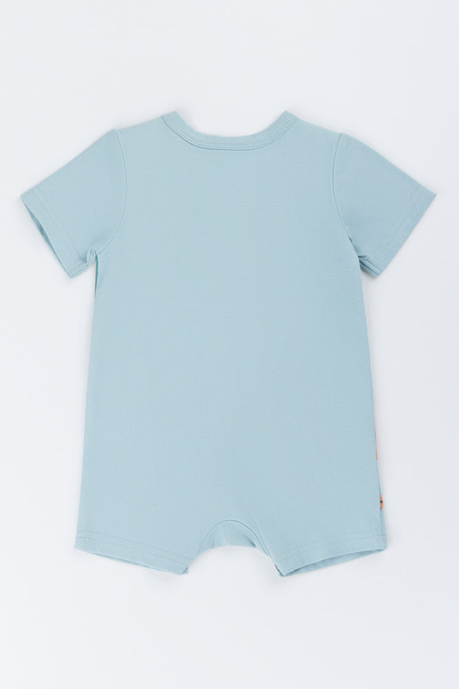 Blue Little Cub Friends Romper (2)