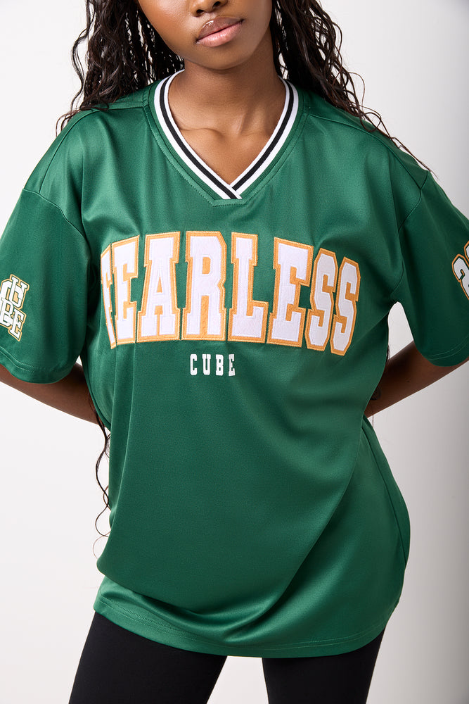 Green Fearless Graphic T-Shirt (3)