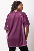 Burgundy Mesh Racing T-Shirt (2)