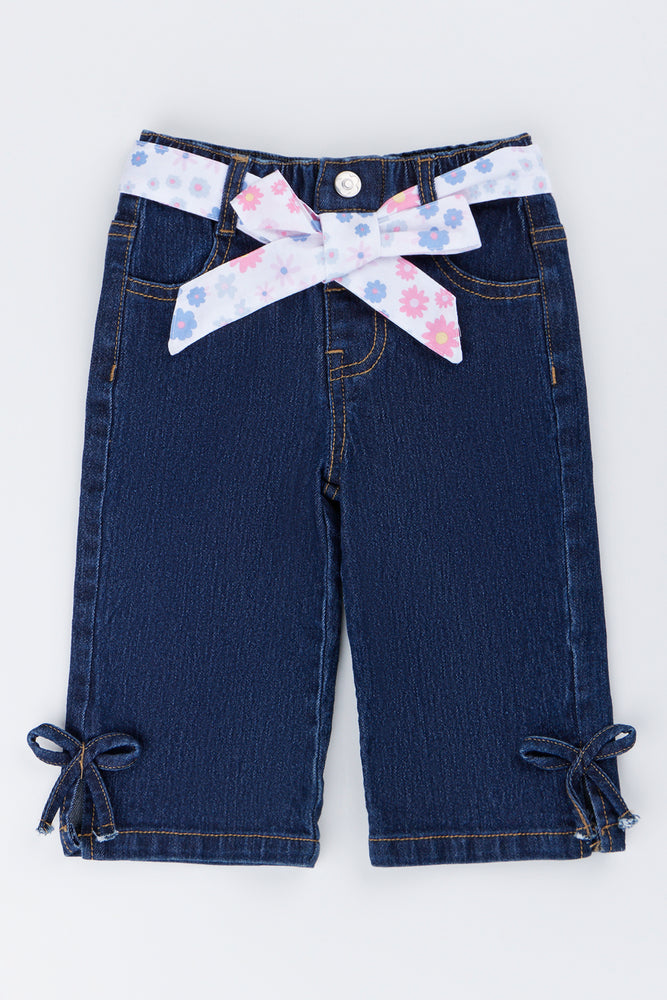 Belted Wide Leg Jeans
