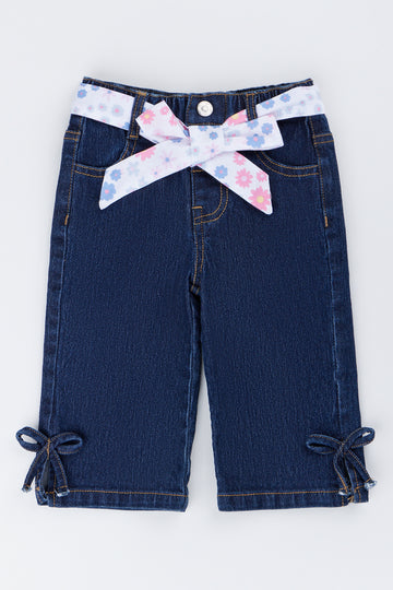 Belted Wide Leg Jeans