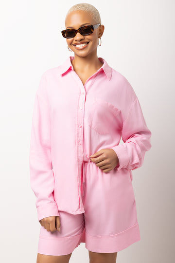 Pink Long Sleeve Shirt