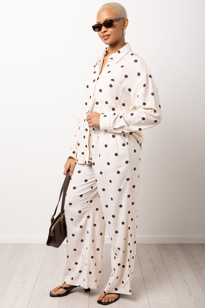 Stone Long Sleeve Linen Shirt (1)