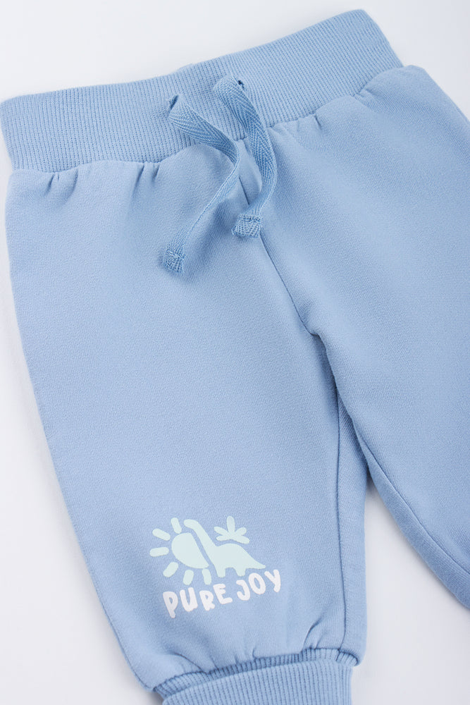 Baby Pure Joy Blue Trackpants (2)