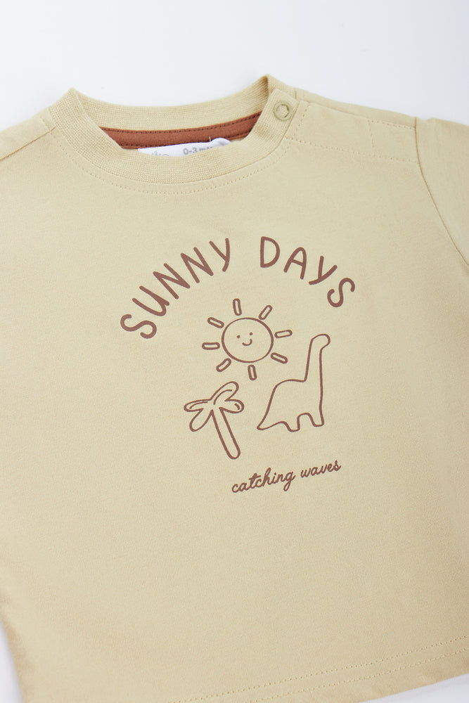 Stone Sunny Days Baby T-Shirt (2)