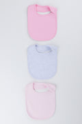 Pink 3 Pack Bibs