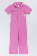 Pink Denim Boilersuit