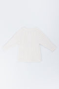 Cream Ribbed Baby Cardigan (3)