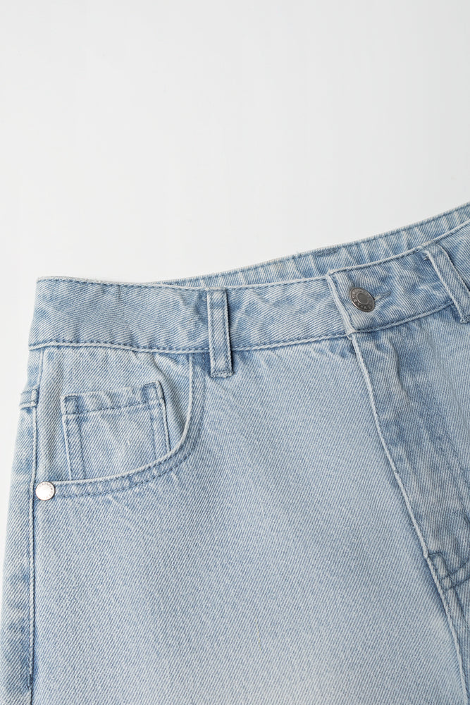 Light Wash Wideleg Denim Jeans (1)