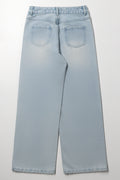 Light Wash Wideleg Denim Jeans (2)