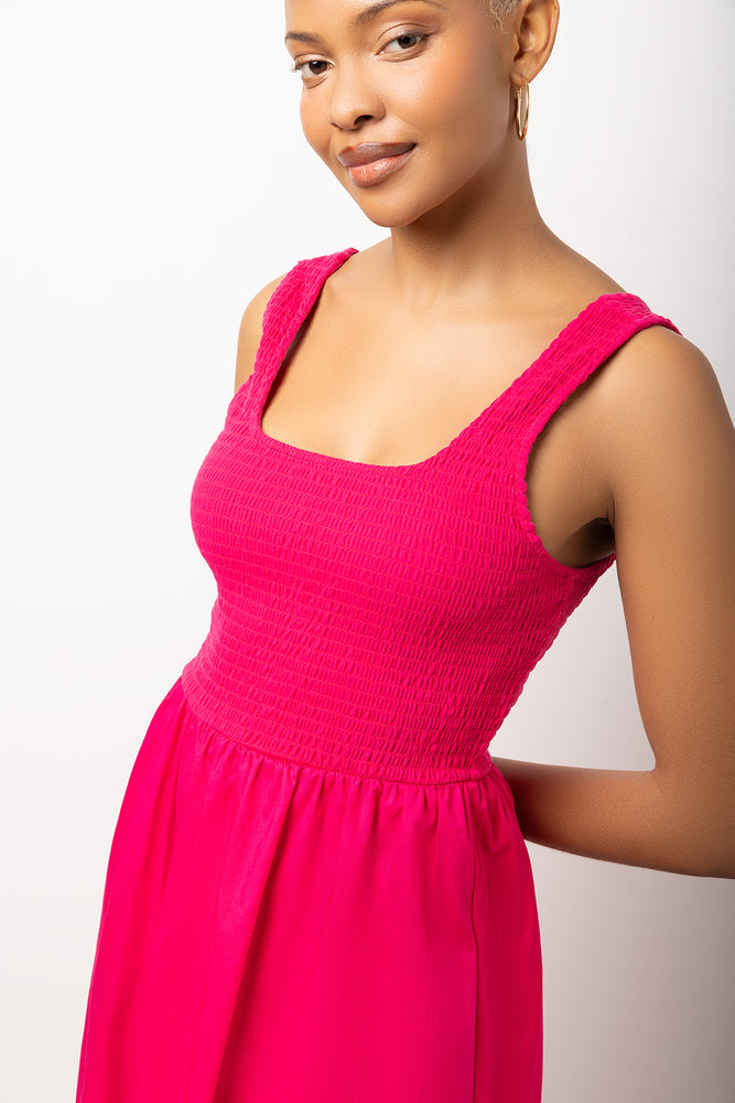 Pink Combo Dress (3)
