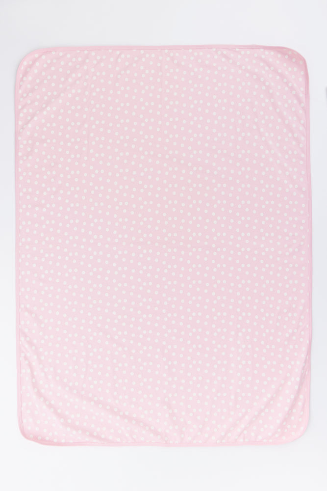 Pink 2 Pack Floral Spotted Baby Receivers (2)