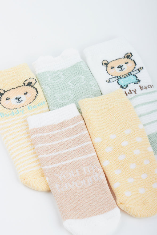 Buddy Bear Socks 5 Pack (1)